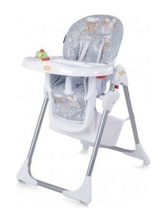 YamYam White Grey Funny Days Baby Hochstuhl