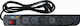 Central Power Strip with Surge Protection 6 Positions with Switch and Cable 2m
