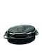 Homestyle Dutch Oven Oval Made of Aluminum with Grill 42x32cm 1pcs