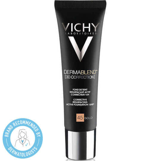 Vichy Dermablend 3D Correction Liquid Foundation 45 Gold 30ml