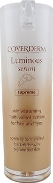 Coverderm Luminous Supreme Serum Gesicht für Glanz & Aufhellung 20ml