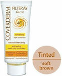 Coverderm Filteray Αδιάβροχη Αντηλιακή Κρέμα Προσώπου SPF40 με Χρώμα 50ml