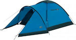 High Peak Ontario 3 Cort Camping Igloo Albastră 3 Sezoane pentru 3 Persoane 180x205x120cm