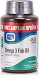 Quest Omega 3 Fish Oil Ιχθυέλαιο 1000mg 45+45 κάψουλες