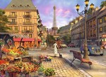 Plimbare în Paris Puzzle 2D 500 Bucăți