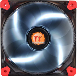 Thermaltake Luna 12 LED Ventilator Carcasă 120mm cu Iluminare Alb și Conexiune 3-Pin 1buc