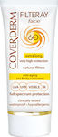Coverderm Filteray Tinted Soft Brown Cream Αδιάβροχη Αντηλιακή Κρέμα Προσώπου SPF60 με Χρώμα 50ml