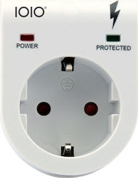 Olympia Single Socket with Surge Protection White