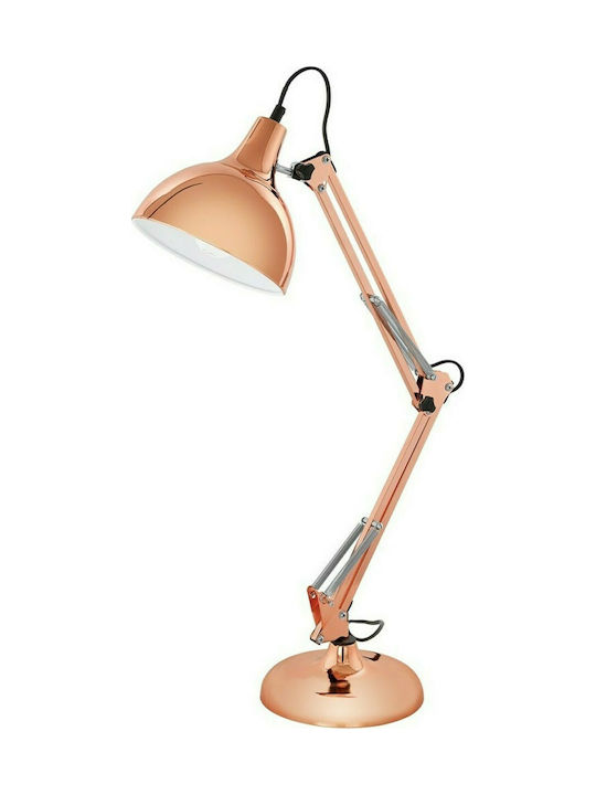 Eglo Borgillio Swing Arm Office Lighting Copper