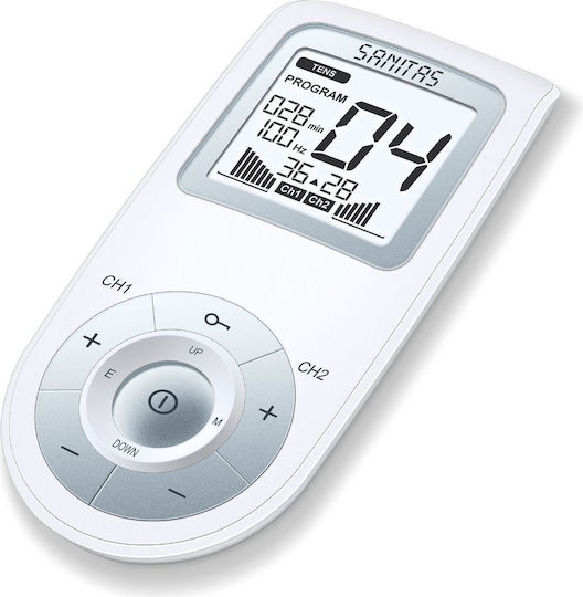 Sanitas SEM 43 - Digital EMS/TENS Massagegerät für den Nacken, die Taille, den Rücken, die Beine & den Körper mit Vibration