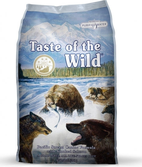 Taste Of The Wild Pacific Stream Canine 13kg Trockenfutter für erwachsene Hunde mit Lachs und Fisch