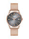 Henry London Finchley Watch with Pink Gold Metal Bracelet