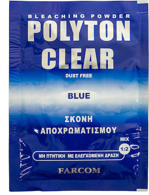 Farcom Polyton Clear Blue Σκόνη Ξανοίγματος έως 7 Τόνους 15gr