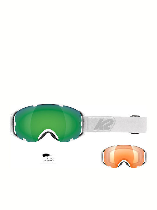 K2 Source Sliced Ски & Сноуборд Маска Детска Бя...