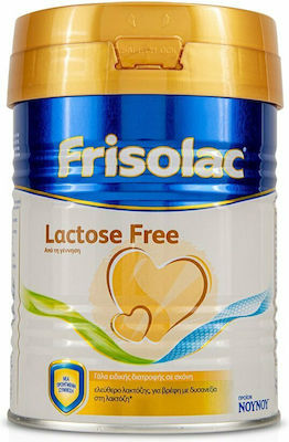 ΝΟΥΝΟΥ Milchnahrung Frisolac Lactose Free für 0m+ 400gr