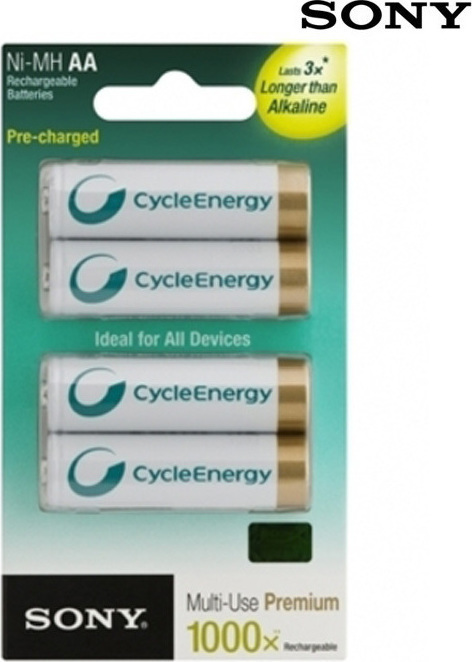 Sony Cycle Energy AA 2100mAh (4τμχ) - Skroutz.gr
