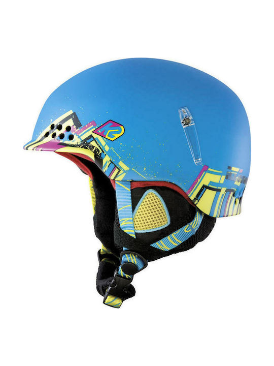 K2 Illusion Kinder Ski & Snowboard Helm in Blau...
