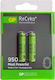GP Batteries Επαναφορτιζόμενες Μπαταρίες AAA Ni-MH 950mAh 1.2V 2τμχ