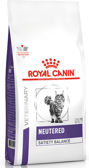 Royal Canin Veterinary Care Nutrition Neutered Satiety Balance Trockenfutter für erwachsene sterilisierte Katzen mit empfindlichem Harntrakt mit Mais / Geflügel 1.5kg
