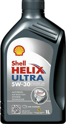 Shell Helix Ultra Synthetic Car Lubricant 5W-30 1lt