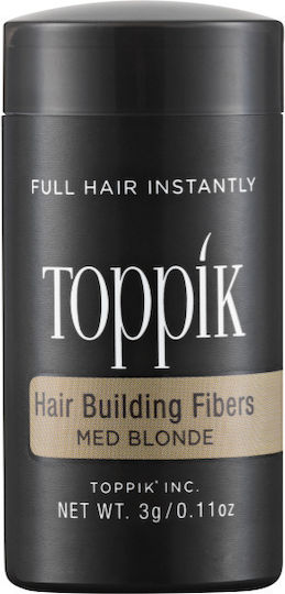 Toppik Hair Building Fibers with Keratin Hair Building Fibers Travel Medium Blonde 3gr