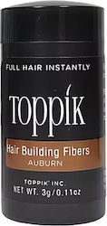 Toppik Hair Building Fibers with Keratin Hair Building Fibers Travel Auburn 3gr