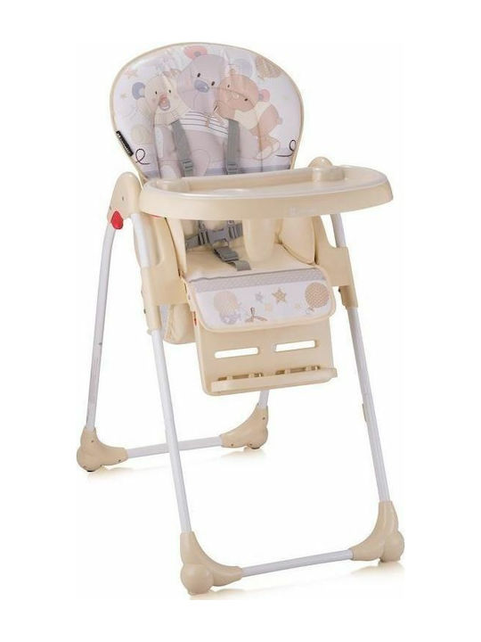 Oliver Beige Toy Bear Baby Hochstuhl