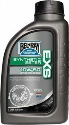 Bel-Ray EXS Synthetic Ester 4T Synthetic Motorcycle Oil for Four-Stroke Engines 10W-50 1lt