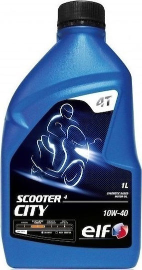 Elf Scooter 4 City 10W-40 Συνθετικό Λάδι Μοτοσυκλέτας για Τετράχρονους Κινητήρες 1lt