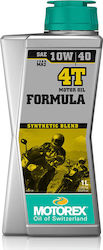 Motorex Formula 4T Semi-synthetic Motorcycle Oil for Four-Stroke Engines 10W-40 1lt