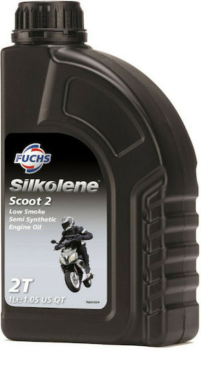 Fuchs Silkolene Scoot 2 Semisintetic Ulei de motocicletă pentru motoare în doi timpi 1lt