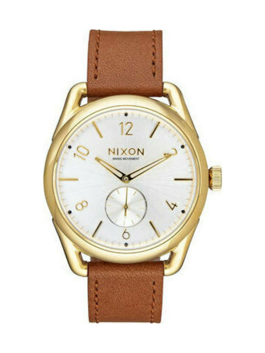 Nixon Uhr mit Braun Lederarmband A459-2227