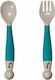 Bo Jungle Baby Set with Fork Flexible made of P...