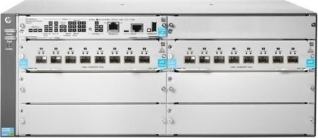 HP Aruba 5406R 16-port SFP+ (No PSU) v3 zl2 Managed L3 PoE+ Switch with 1 Gigabit (1Gbps) Ethernet Port and 16 SFP Ports