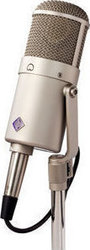 Neumann Condenser (Large Diaphragm) XLR Microphone U 47 fet Shock Mounted/Clip On Mounting Voice in Silver Color