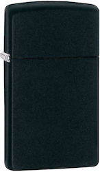 Zippo Slim Αντιανεμικός Αναπτήρας Φλόγας σε Μαύ...