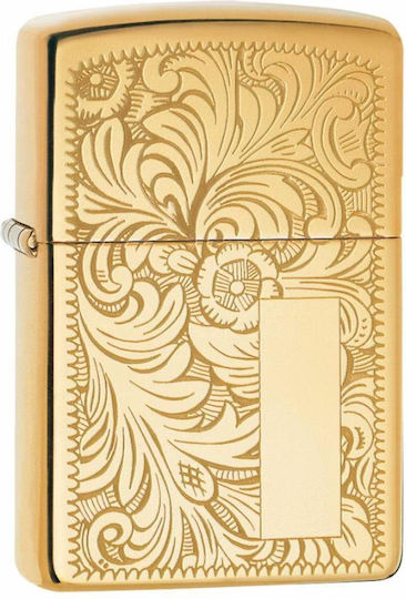 Zippo Venetian Αντιανεμικός Αναπτήρας Φλόγας σε Χρυσό χρώμα