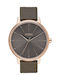 Nixon Kensington Leather Women's Watch with Brown Leather Strap