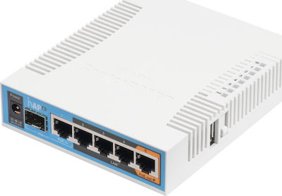 MikroTik hAP ac Zugriffspunkt Wi‑Fi 4 Dualband (2,4 & 5 GHz) in Einzelner Bausatz