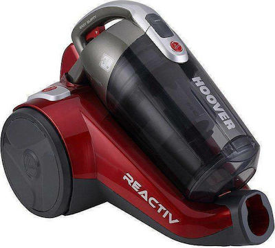 Hoover Reactive RC81_RC25011 39001423 Staubsauger 700W Beutellos 2Es Rot