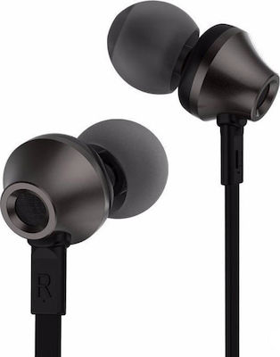 Remax RM-610D In-Ear Freihändig Kopfhörer mit Stecker 3.5mm Schwarz