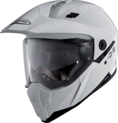 Caberg Xtrace On-Off Helmet with Sun Visor A1 White CAB000KRA430