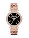 Michael Kors Darci Watch with Pink Gold Metal Bracelet