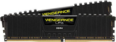 Corsair Vengeance LPX 8GB DDR4 RAM mit 2 Modulen (2x4GB) und Geschwindigkeit 2400 für Schreibtisch