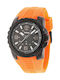 Timberland Ballard Orange Watch Battery with Orange Rubber Strap