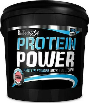 Biotech USA Protein Power Fără Gluten & Lactoză cu Aromă de Vanilie 1kg