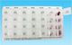 Weekly Pill Case with 28 Compartments in Transparent color 661