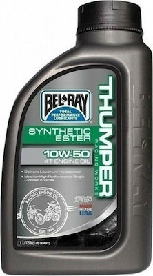 Bel-Ray Thumper Racing Works Synthetic Ester Συνθετικό Λάδι Μοτοσυκλέτας για Τετράχρονους Κινητήρες 10W-50 1lt