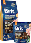 Brit Premium By Nature Adult Medium 15kg Ξηρά Τροφή για Ενήλικους Σκύλους Μεσαίων Φυλών με Κοτόπουλο