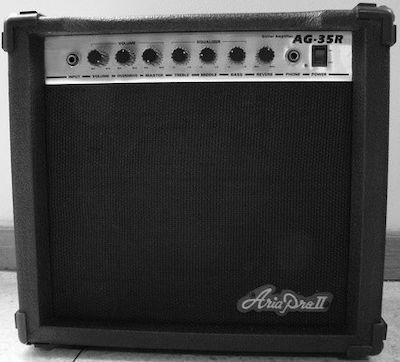 Aria AG-35R Combo Amplifier for Electric Guitar 1 x 8" 35W Black